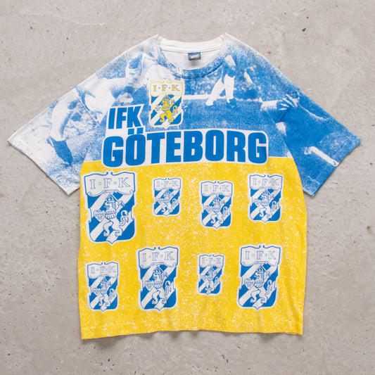 Vintage 90s IFK Goteborg AOP Soccer Tee - XXL