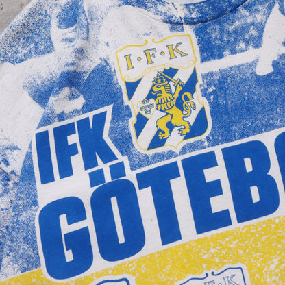 Vintage 90s IFK Goteborg AOP Soccer Tee - XXL