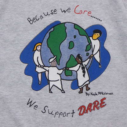 Vintage 2000 DARE Because We Care Tee - M