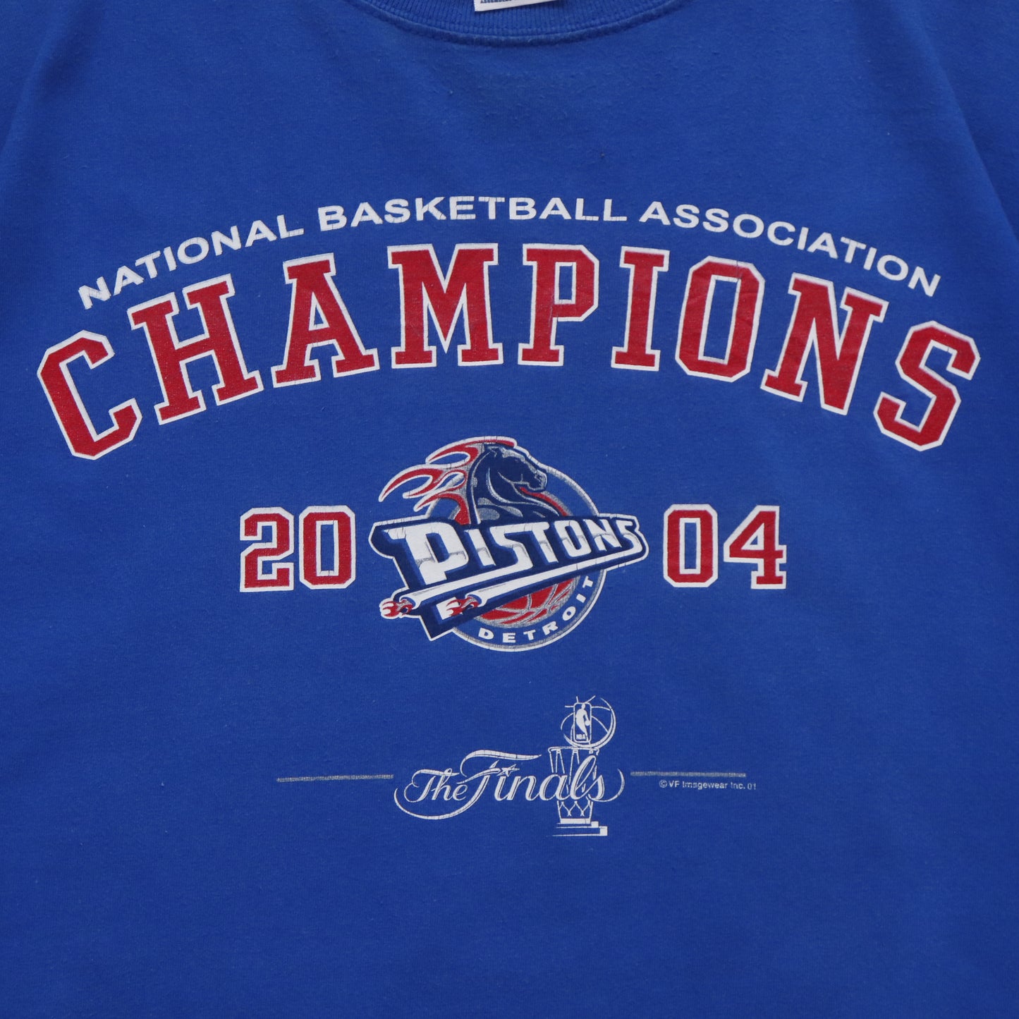 Vintage 2004 Detroit Pistons NBA Champions Tee - XL