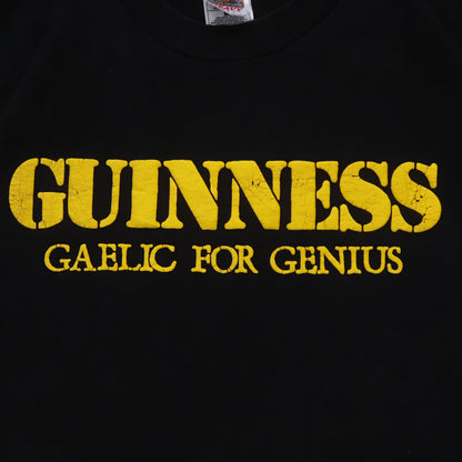 Vintage 90s Guinness Beer Gaelic For Genius Tee - XL