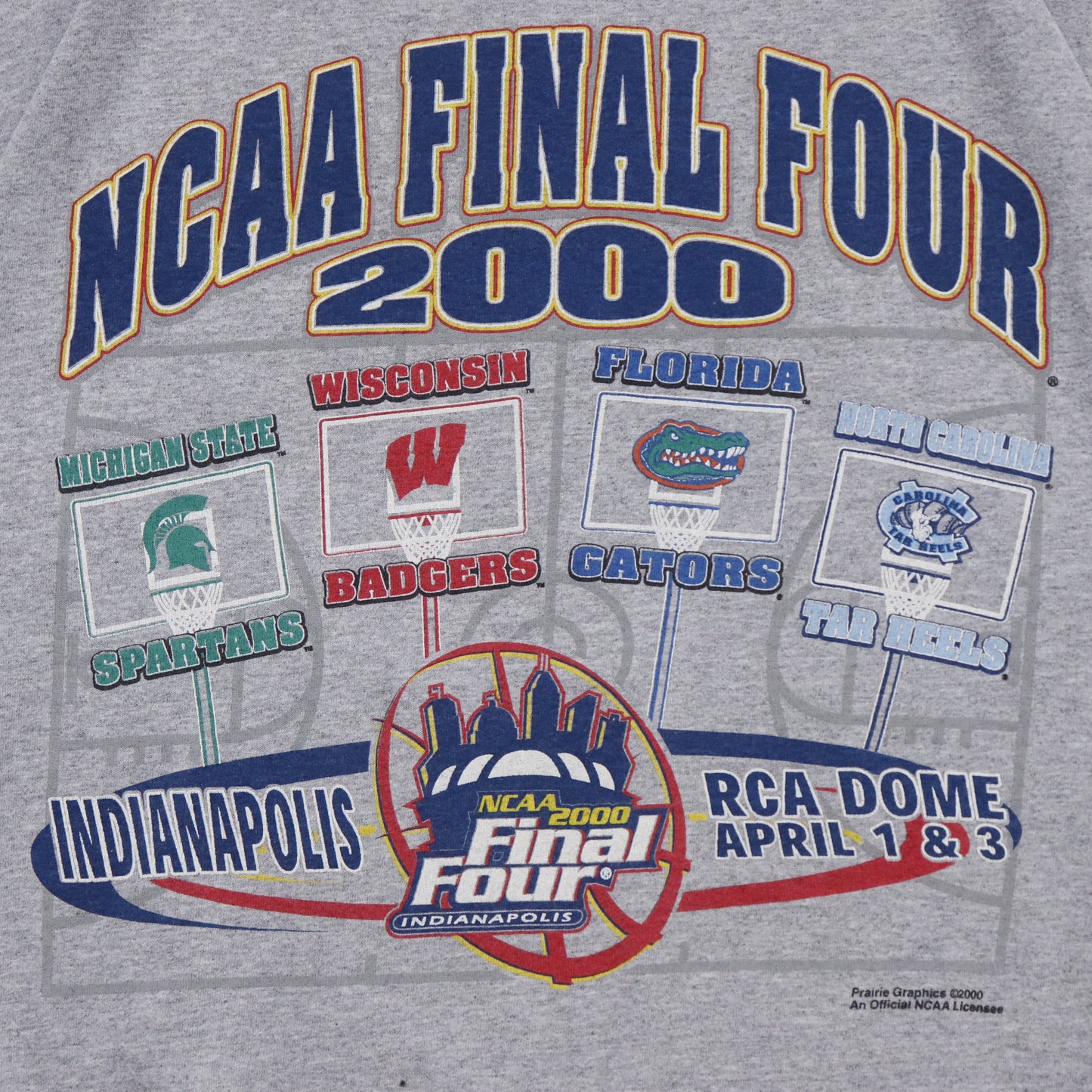 Vintage 2000 NCAA Final Four Basketball Tee - L