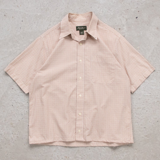 Vintage Eddie Bauer Cropped Button Up Shirt - M