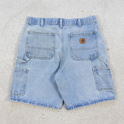 Vintage Carhartt Denim Carpenter Shorts - 34