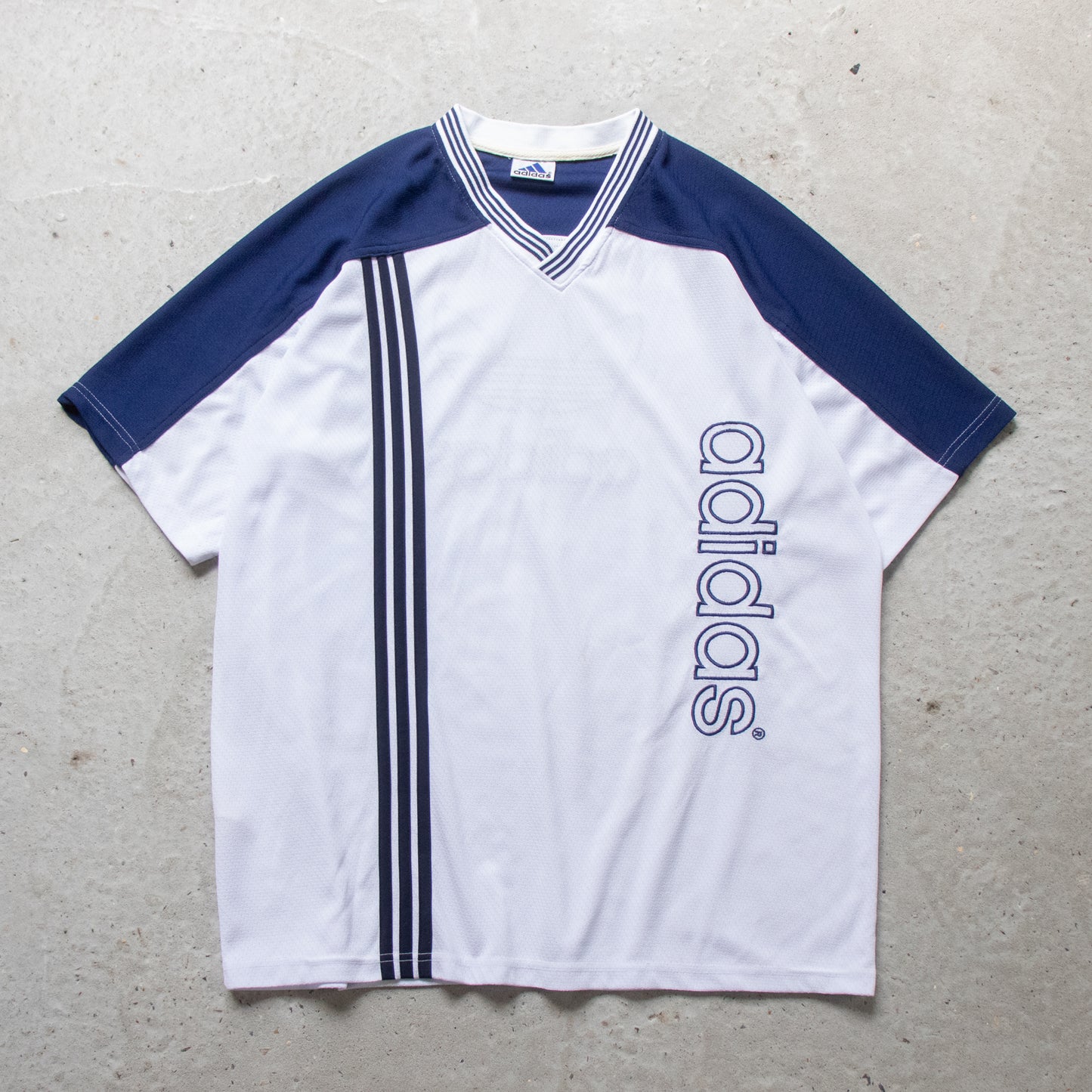 Vintage 90s Adidas Logo Soccer Jersey - XL