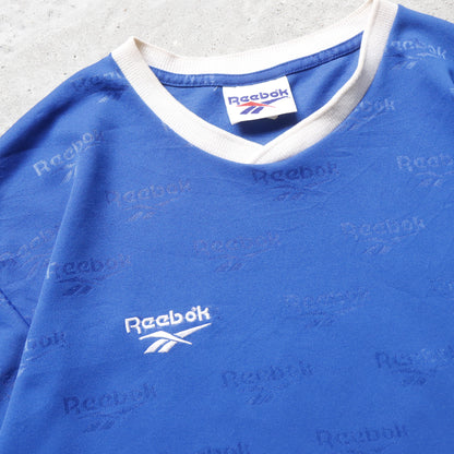 Vintage 90s Reebok Logo Soccer Jersey - L