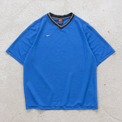 Vintage 90s Swoosh Logo Soccer Jersey - S