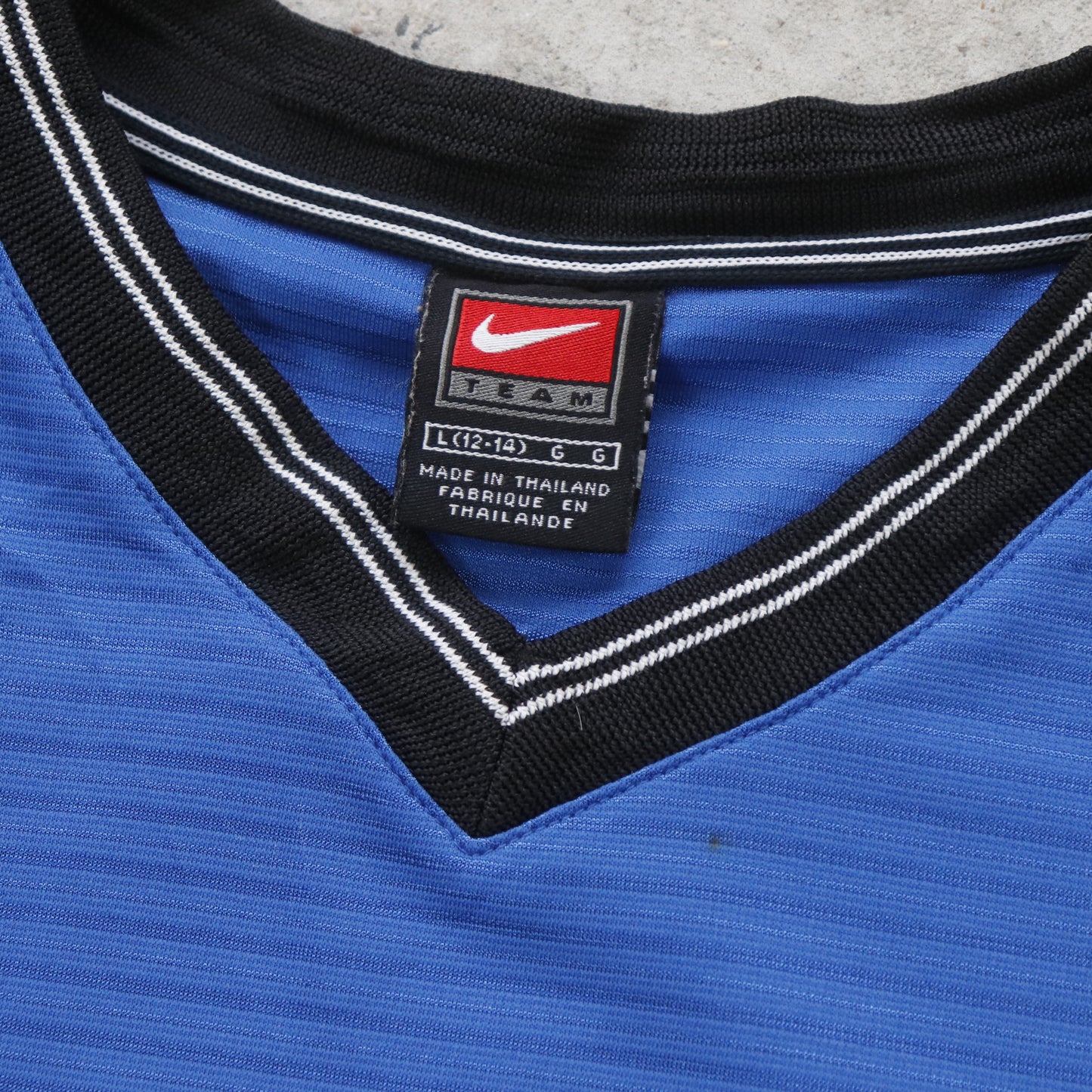 Vintage 90s Swoosh Logo Soccer Jersey - S