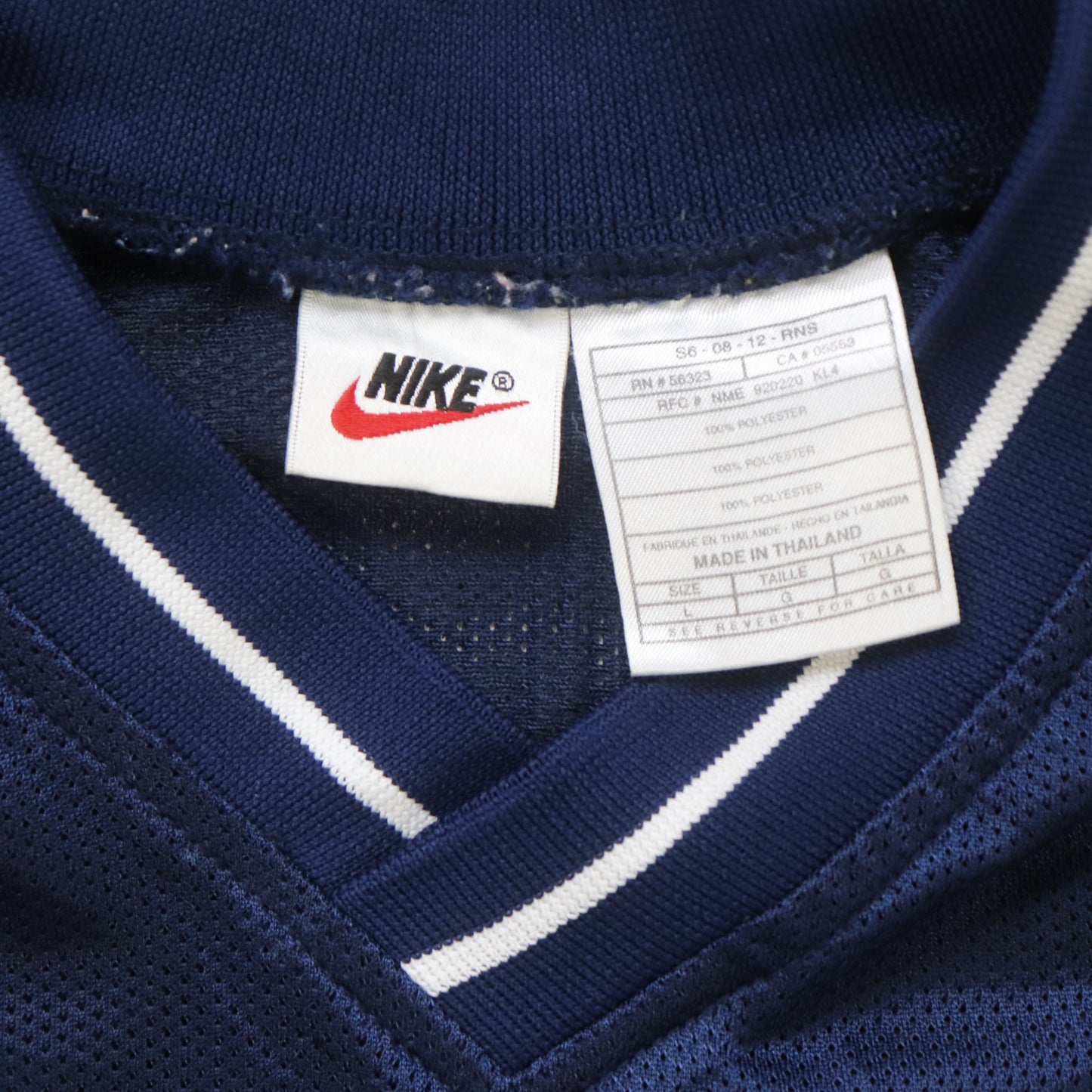 Vintage 90s Nike Logo Soccer Jersey - L