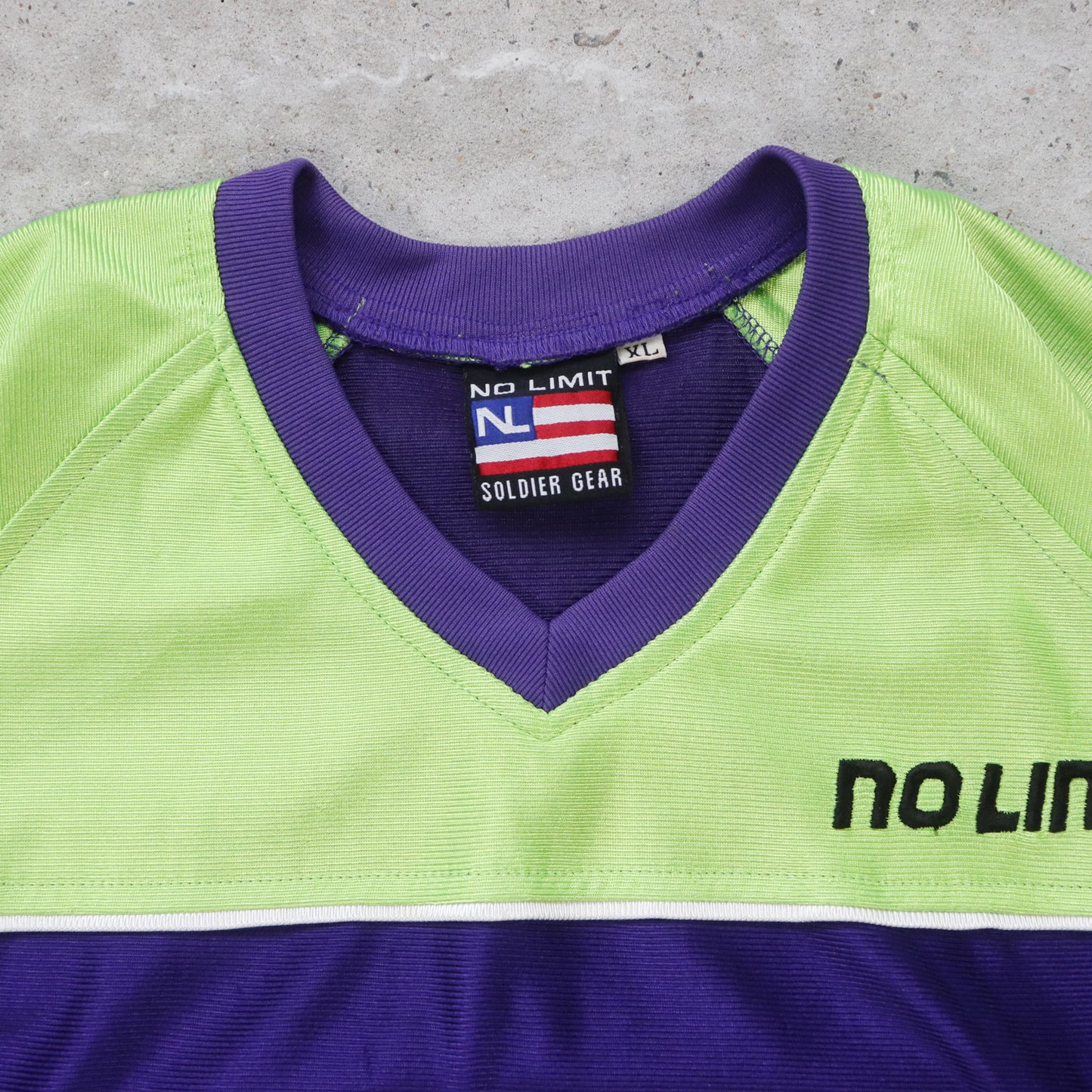 Vintage 90s No Limit Soldier Gear Football Jersey - XL