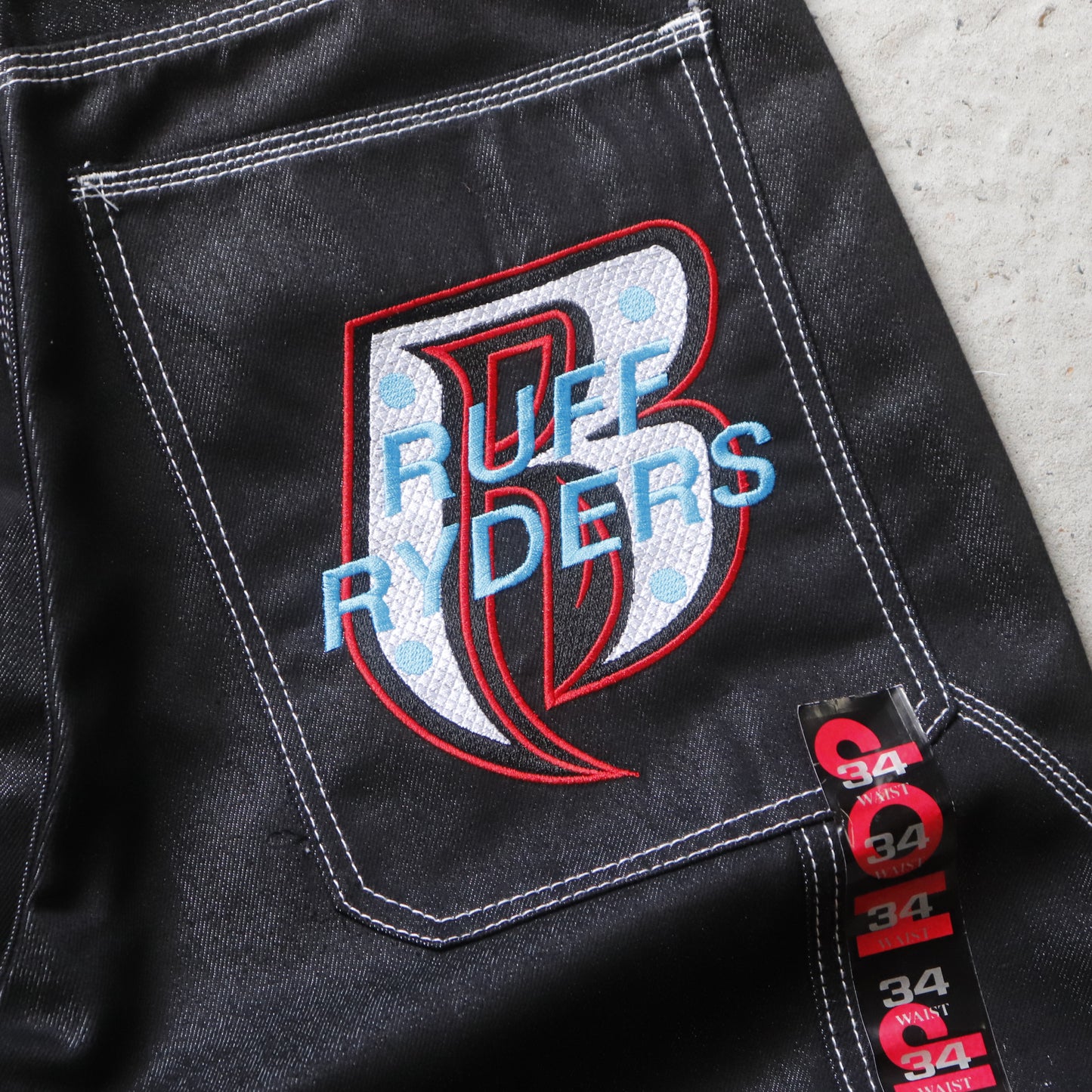 Vintage DMX Ruff Ryders Dirty Denim Carpenter Pants - 34x32