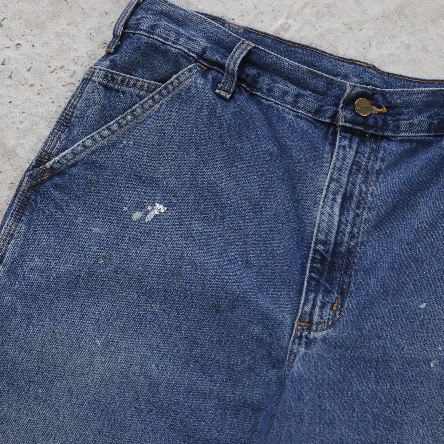 Vintage Carhartt Denim Carpenter Shorts - 34