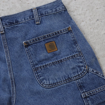 Vintage Carhartt Denim Carpenter Shorts - 34