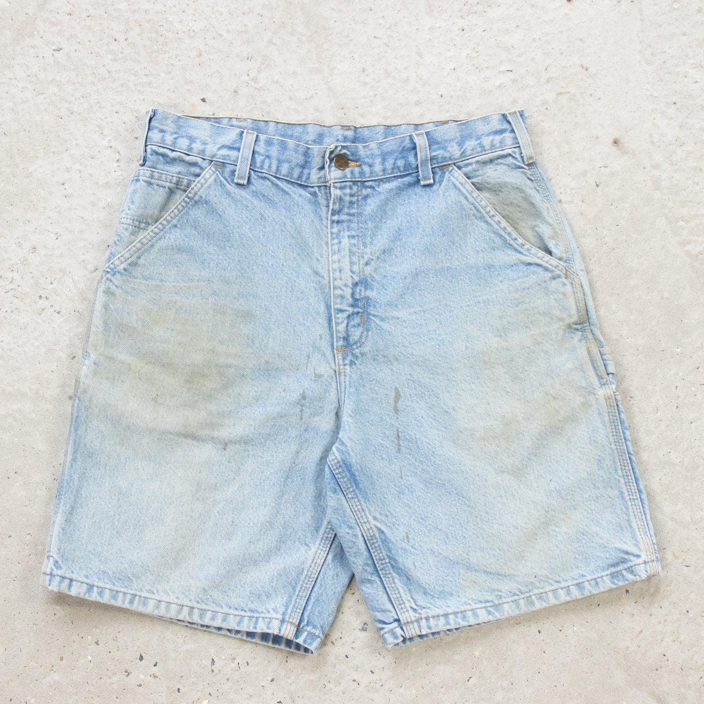 Vintage Carhartt Denim Carpenter Shorts - 33