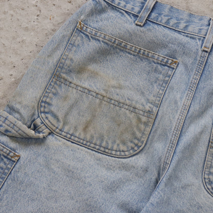 Vintage Carhartt Denim Carpenter Shorts - 33