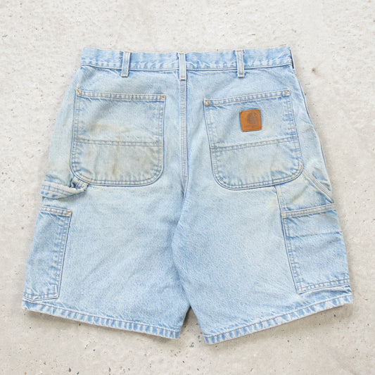 Vintage Carhartt Denim Carpenter Shorts - 33