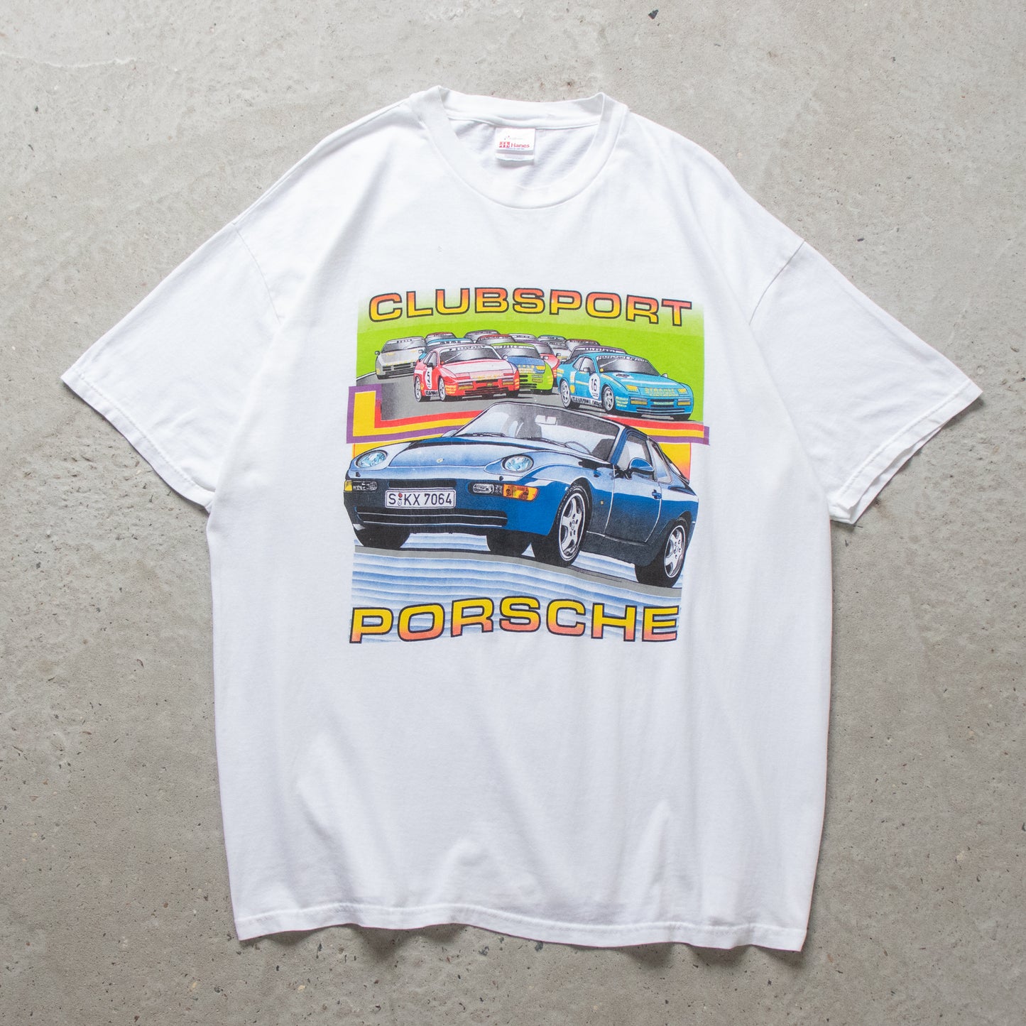 Vintage 90s Porsche 928 Clubsport Tee - XL