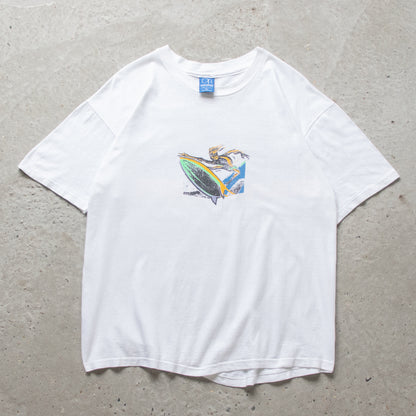 Vintage 1988 Ocean Pacific Essences Surf Tee - XL