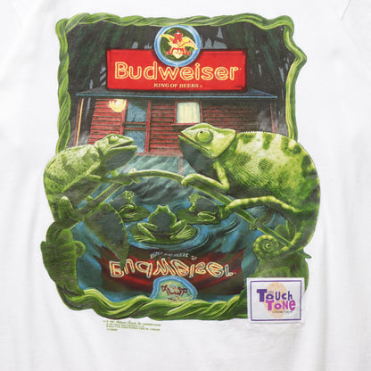 Vintage 1997 Budweiser 'Frank & Louie Lizards' Tee - XL