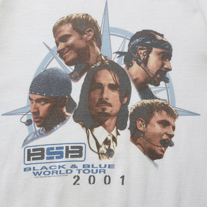 Vintage 2001 Backstreet Boys Back & Blue Tour Tee - L