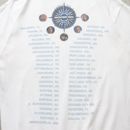 Vintage 2001 Backstreet Boys Back & Blue Tour Tee - L