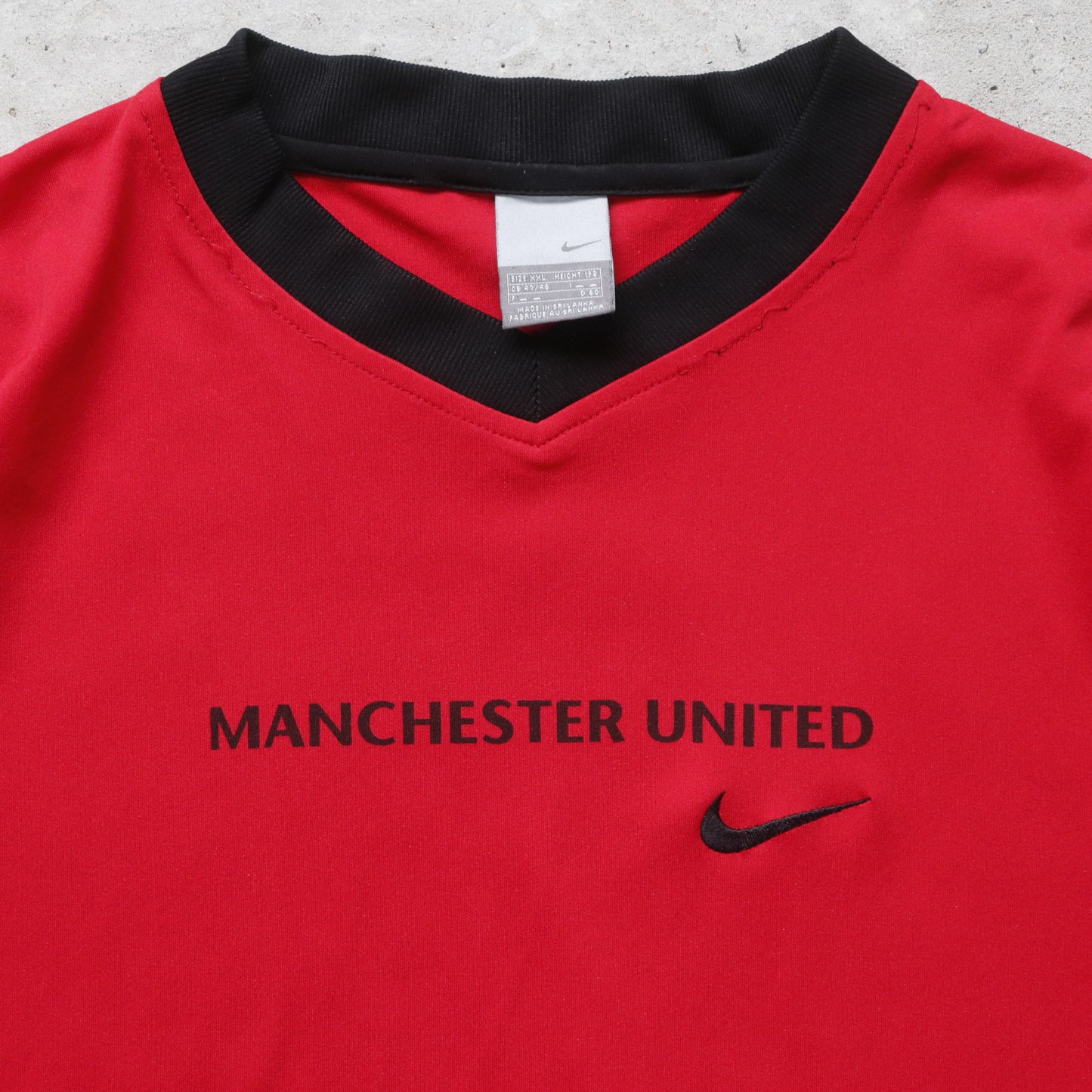 Vintage 2000s Manchester United Nike Training Jersey - XXL