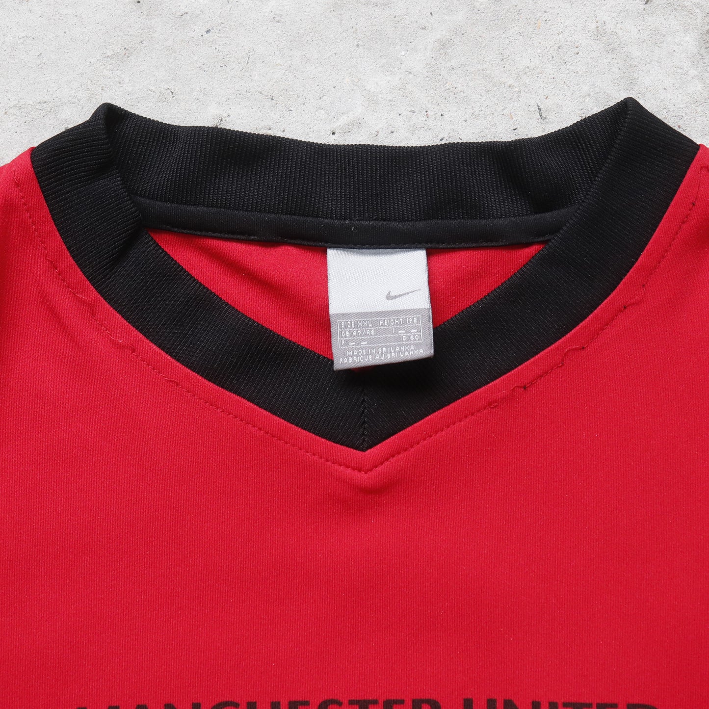 Vintage 2000s Manchester United Nike Training Jersey - XXL