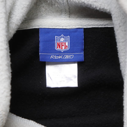 Vintage 90s Oakland Raiders Reebok NFL Hoodie - M