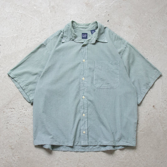 Vintage GAP Cropped Button Up Shirt - L