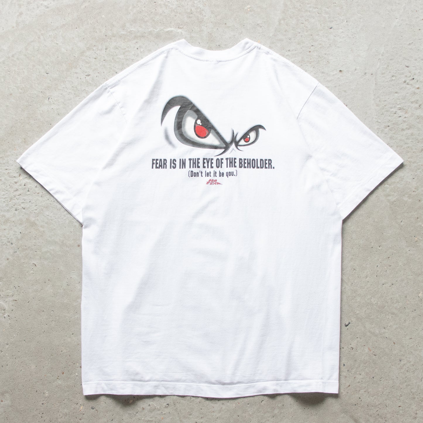 Vintage 90s No Fear Eyes Tee - L