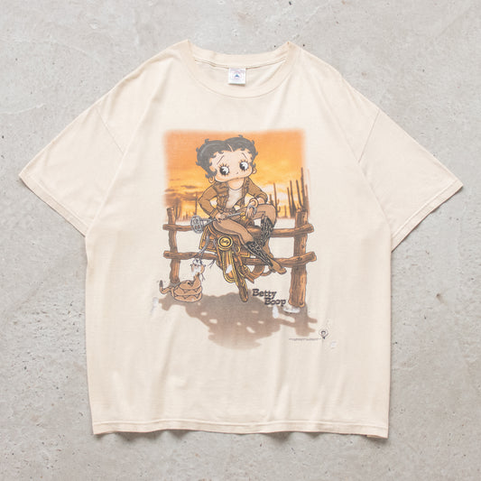 Vintage 2000 Betty Boop Cowboy Tee - XL