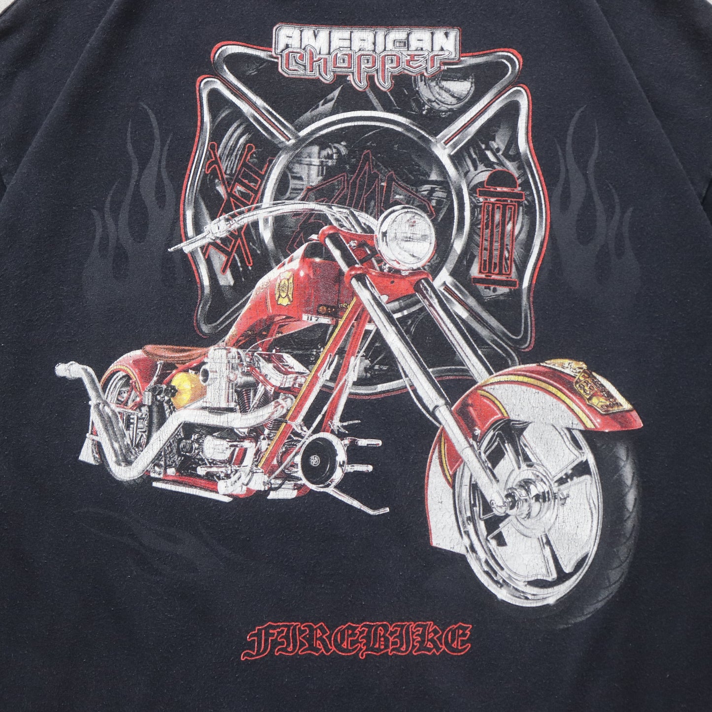 Vintage 2000s American Chopper Firebike Tee - XL