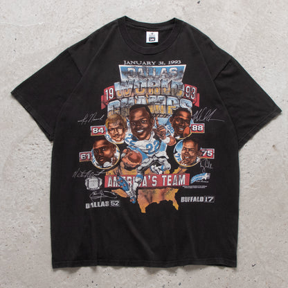 Vintage 1993 Dallas Cowboys Super Bowl Champions Tee - XL