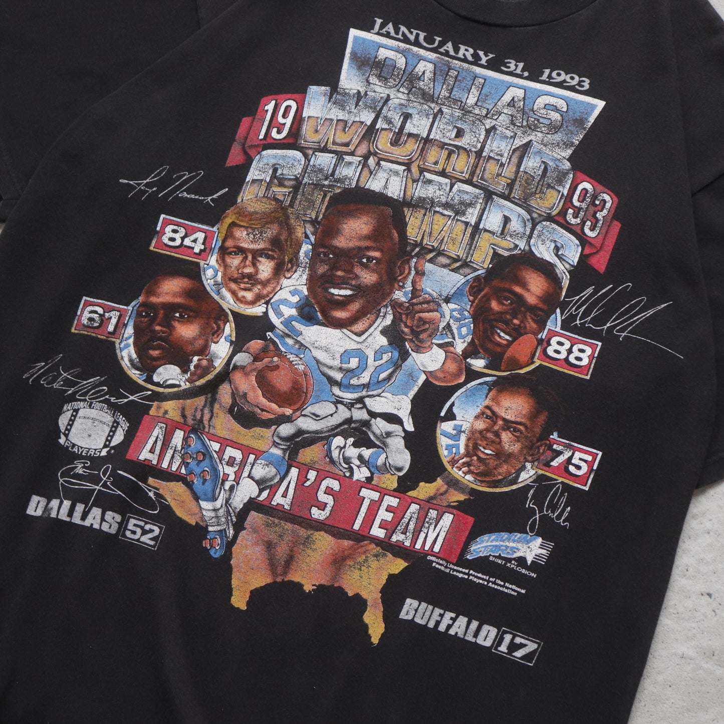 Vintage 1993 Dallas Cowboys Super Bowl Champions Tee - XL