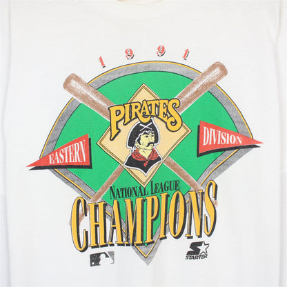 Vintage 1991 Pittsburgh Pirates MLB Tee - L - AL Vintage