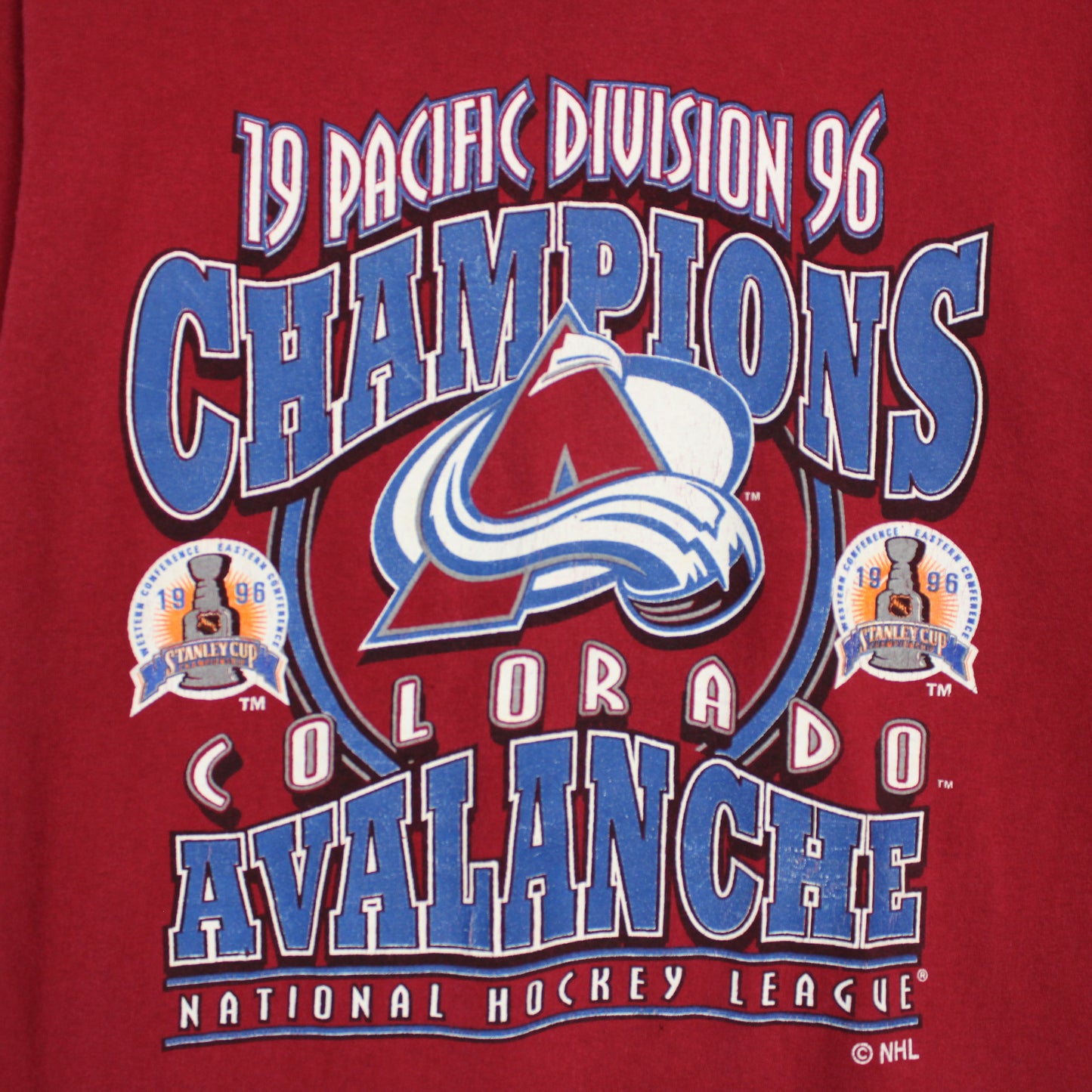 Vintage 1996 Colorado Avalanche NHL Tee - S