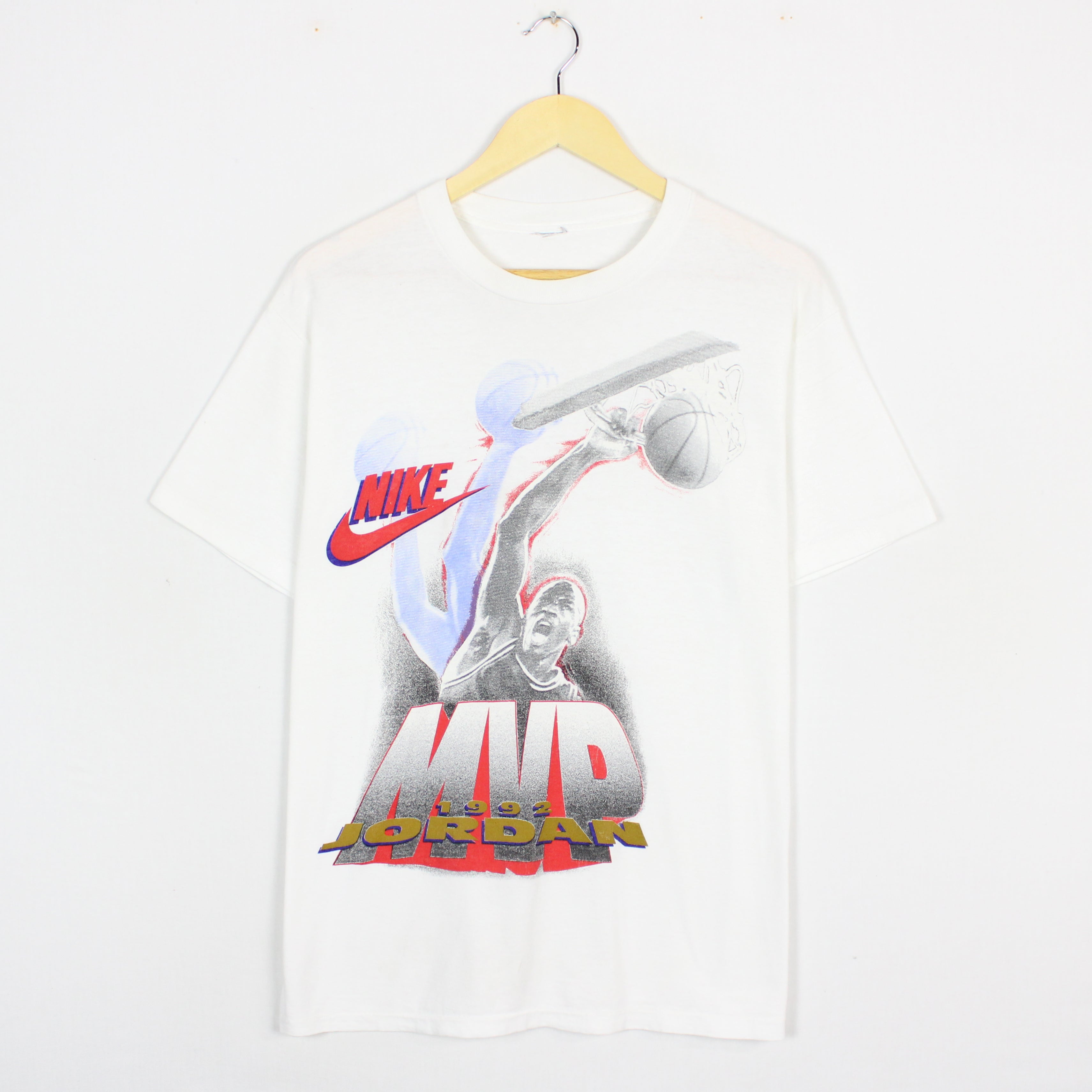 Vintage 1992 Michael Jordan NBA MVP Nike Tee - M – AL Vintage