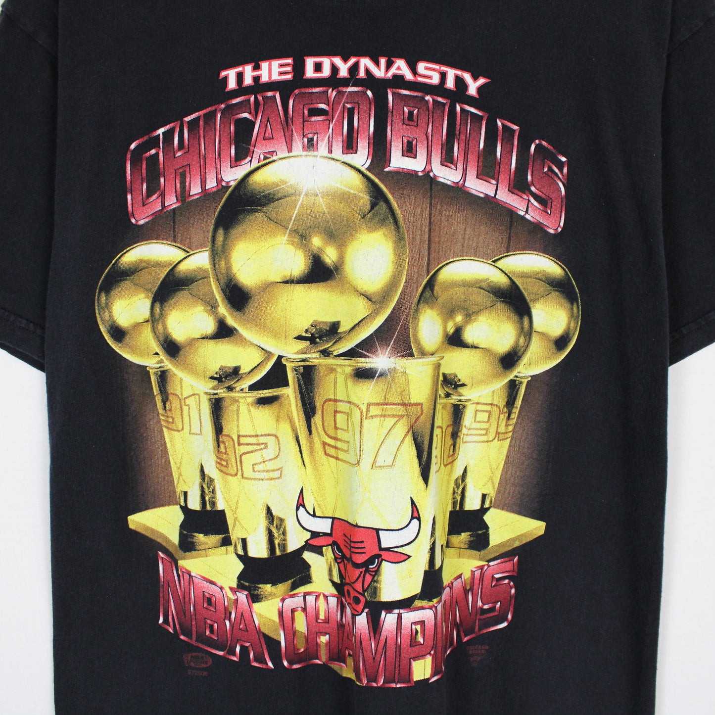 Vintage 1997 Chicago Bulls NBA Champions Tee - S