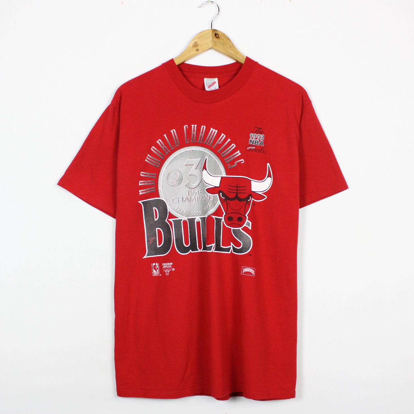 Vintage 1993 Chicago Bulls NBA Tee - L