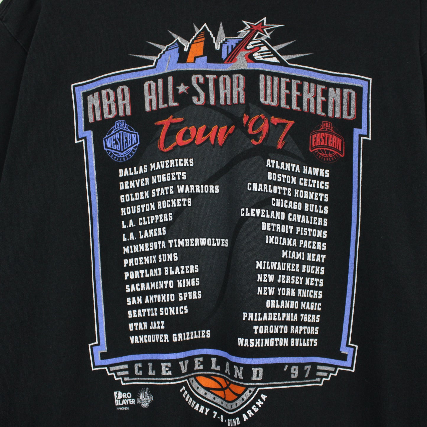 Vintage 1997 NBA All Star Weekend Cleveland Tee - XL